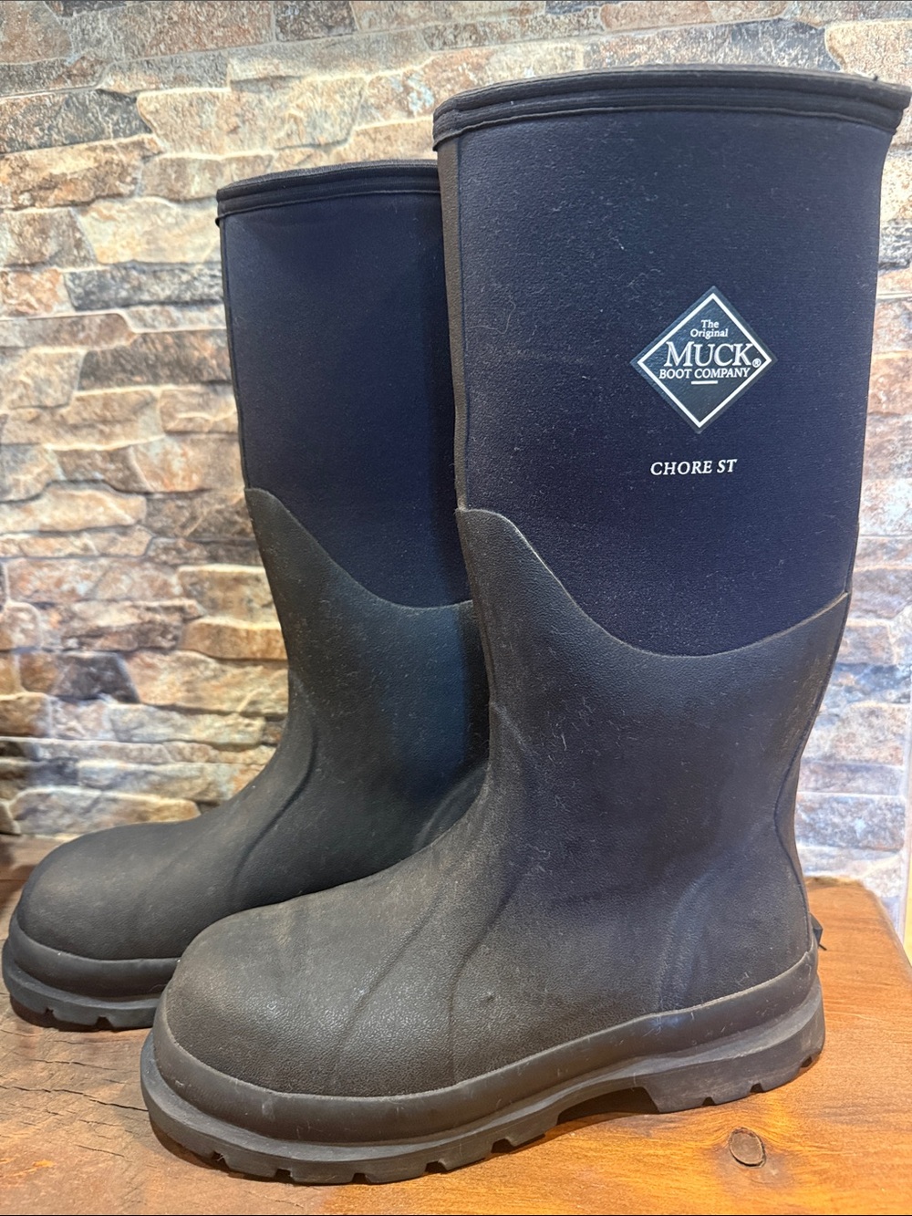Muck Boot Company Chore ST Men's Black Waterproof Rain & Snow Boots